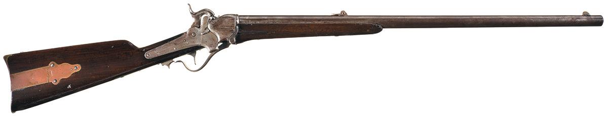 Very Rare Sharps Model 1851 'Box Lock' Percussion Sporting Rifle | Rock ...