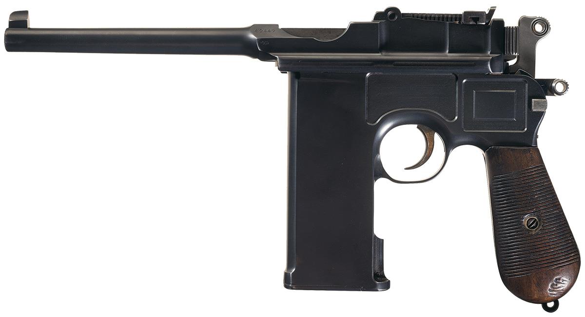 Mauser Broomhandle Pistol 7.63 mm Mauser auto Rock Island Auction