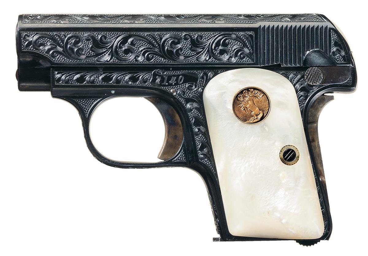 Colt 1908 Vest Pocket Pistol 25 Acp Rock Island Auction 3419