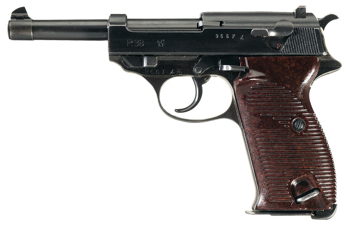 World War II Mauser 'byf/43' Code P38 Semi-Automatic Pistol | Rock