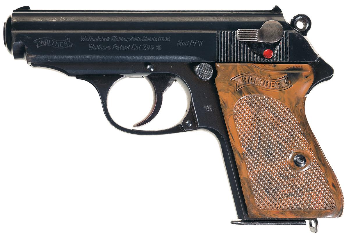 Exceptional Walther Nazi Police Marked PPK Semi-Automatic Pistol | Rock ...