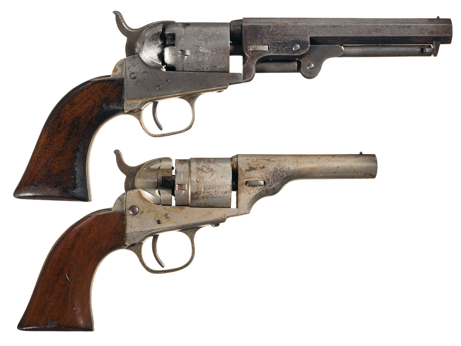 Collector's Lot of Two Antique Colt Pocket Revolvers -A) Colt Mo | Rock ...