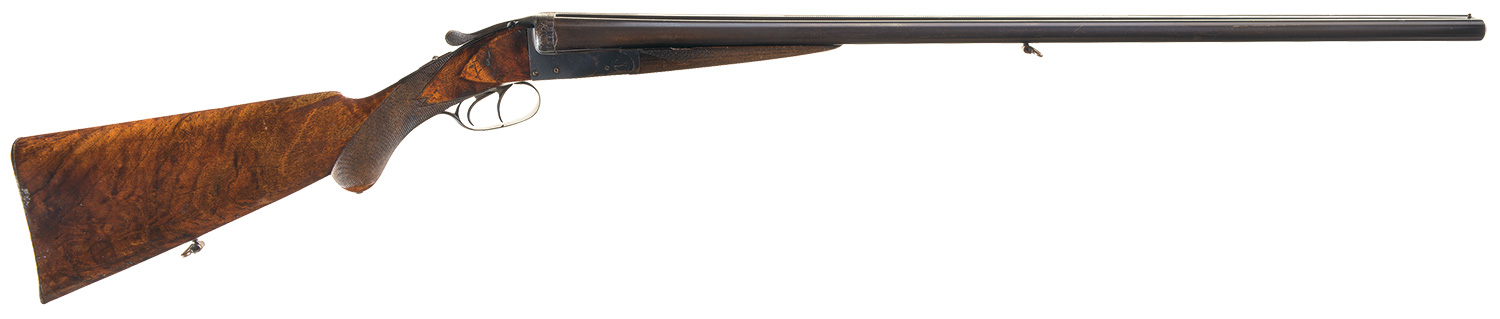 C. Grundig Left Handed SxS Shotgun 16 | Rock Island Auction