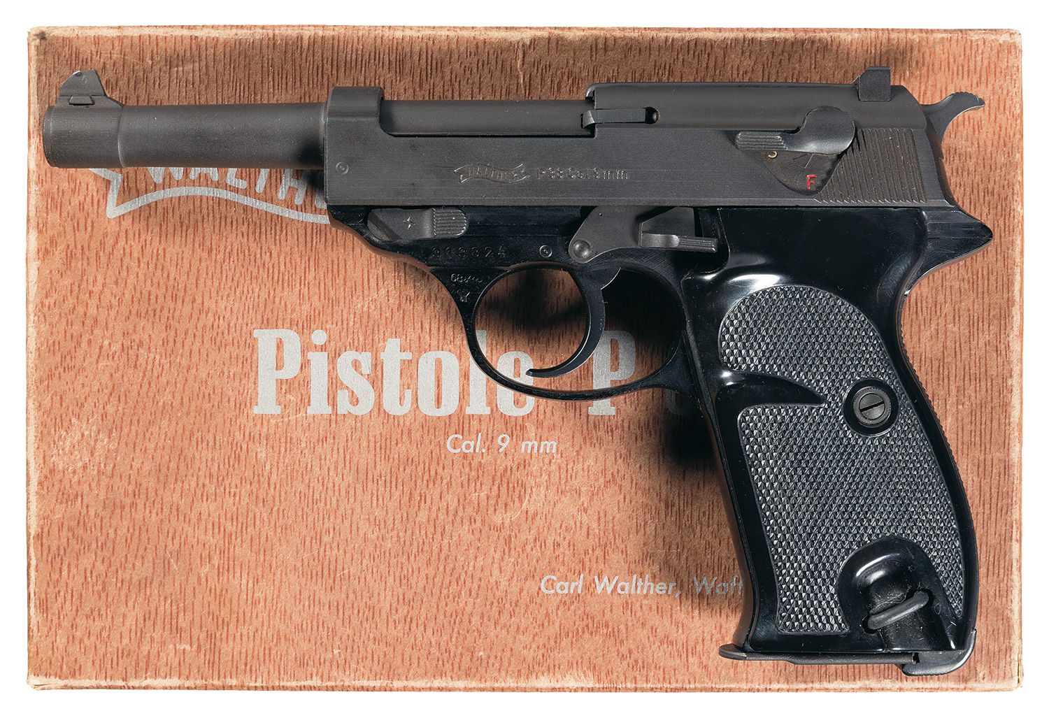 Walther P38 Semi Automatic Pistol w/ Optional Scope, Stock, and