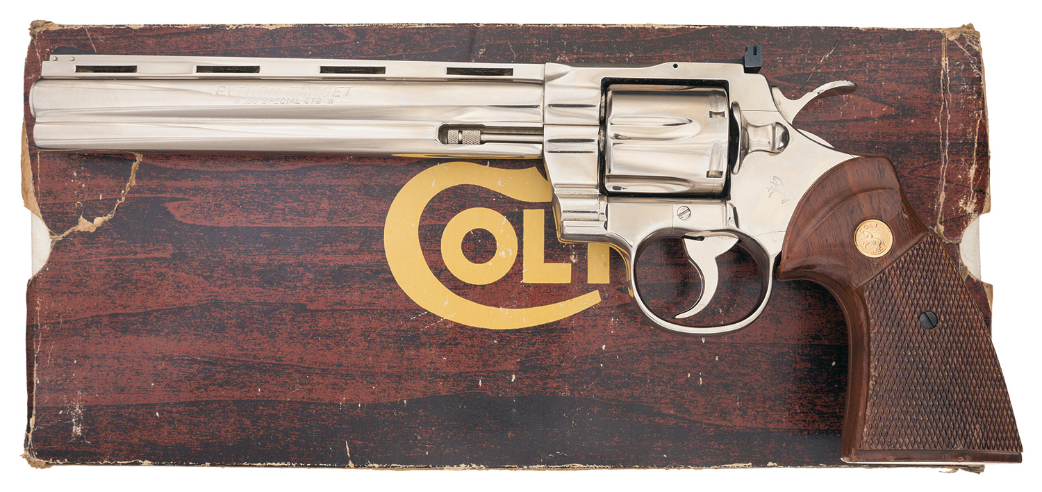 Colt Python Revolver 38 Special Rock Island Auction 0886