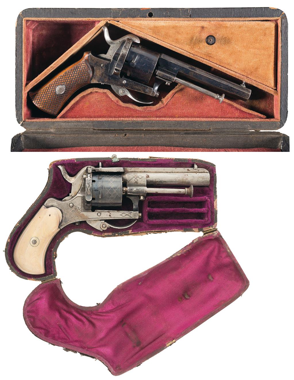 Two Pinfire Revolvers Rock Island Auction 7594