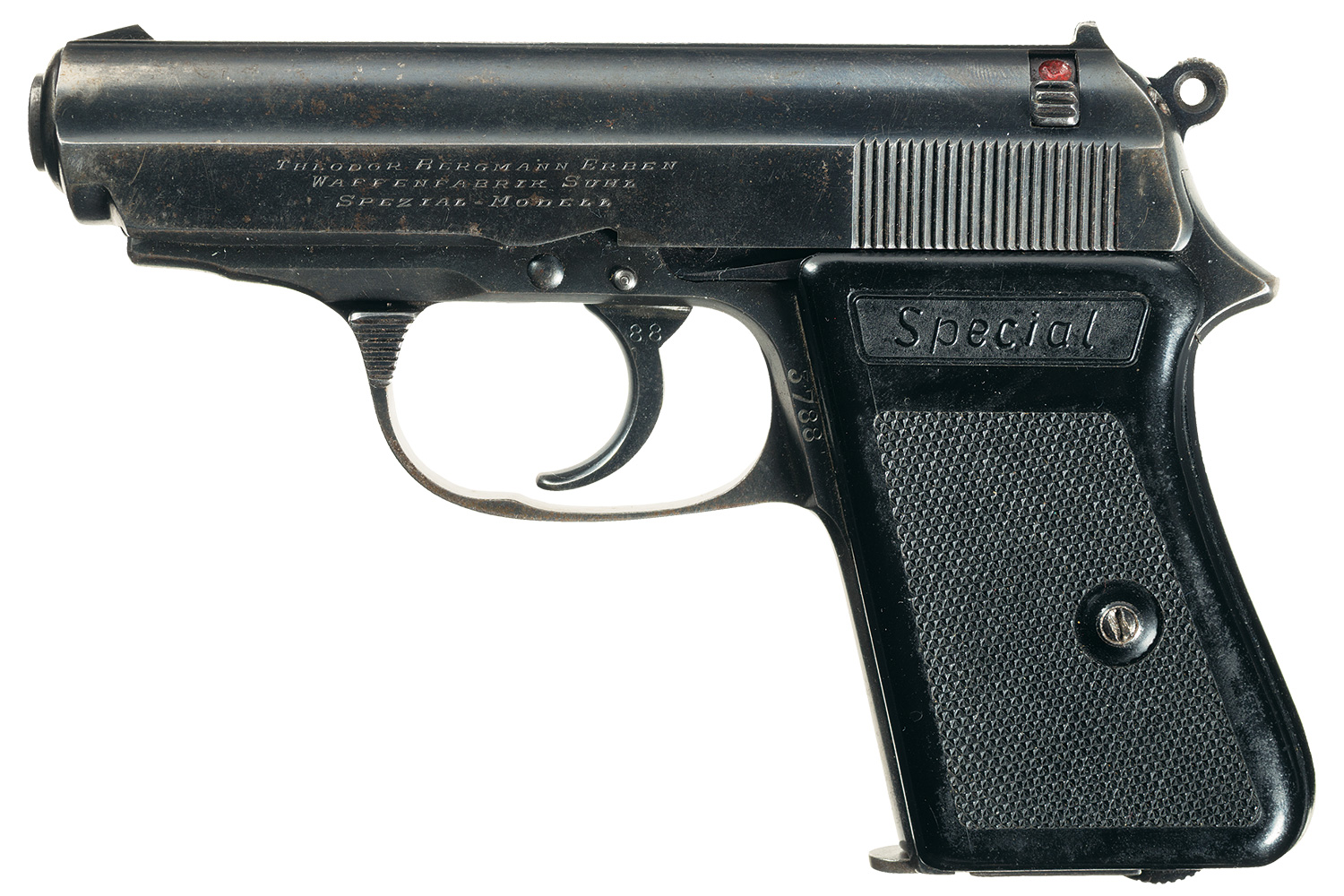 Rare Bergmann Erben Special Model Semi-Automatic Pistol | Rock Island ...