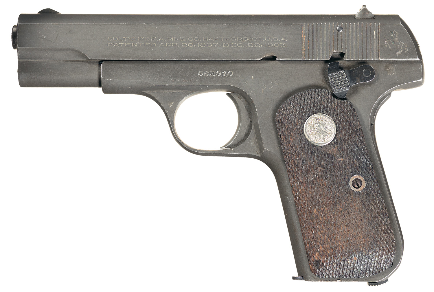 Colt 1903 Pocket Hammerless Pistol 32 ACP | Rock Island Auction