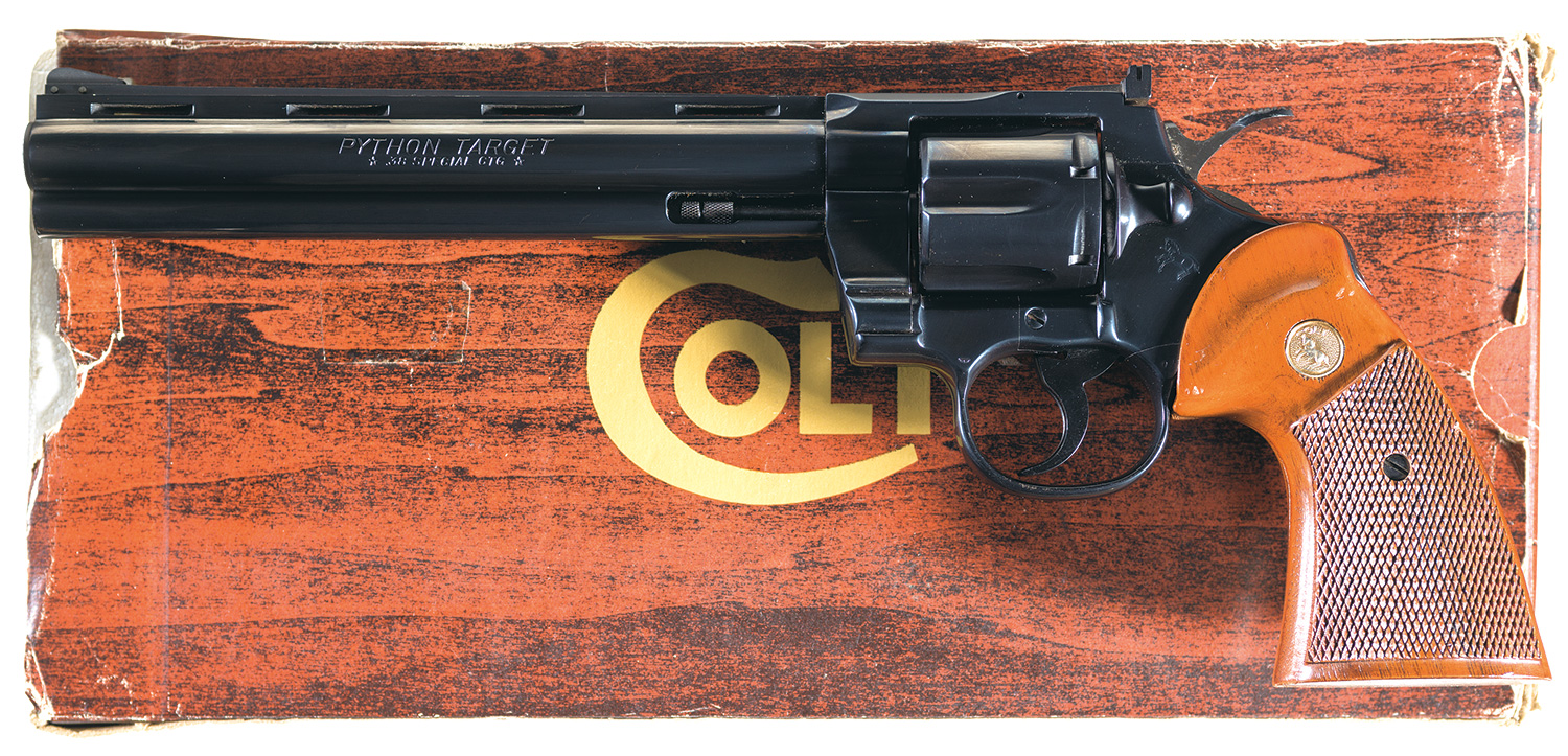 Colt Python Target Double Action Revolver in 38 Special with Box | Rock ...