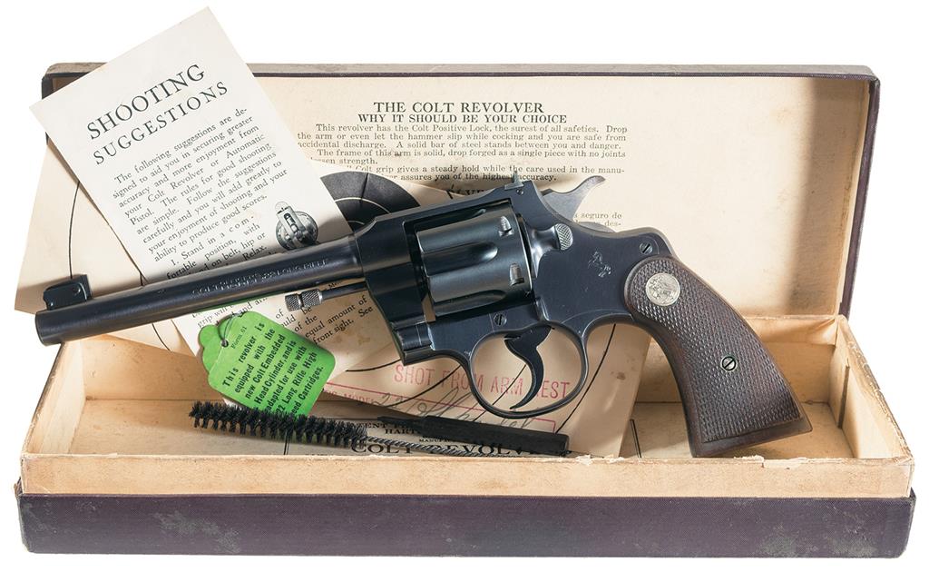 Colt Officers Model Target Revolver 22 LR | Rock Island Auction
