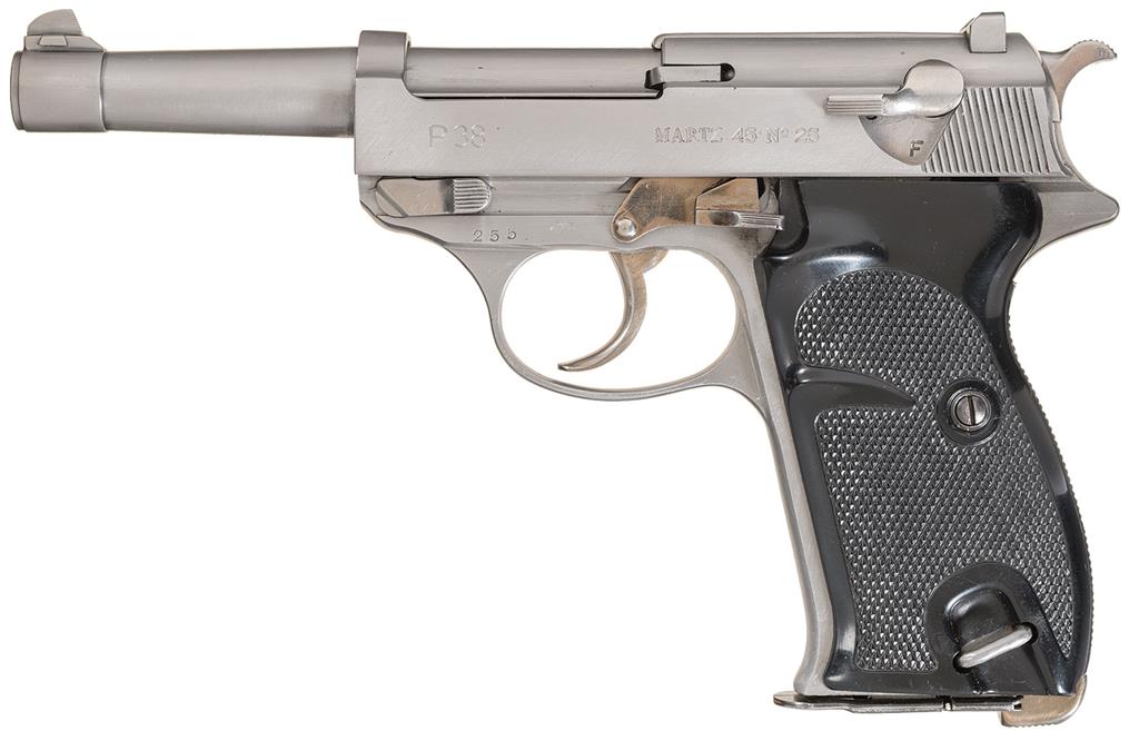 Walther/John Martz Custom P-38 Pistol with 45 ACP Chambering