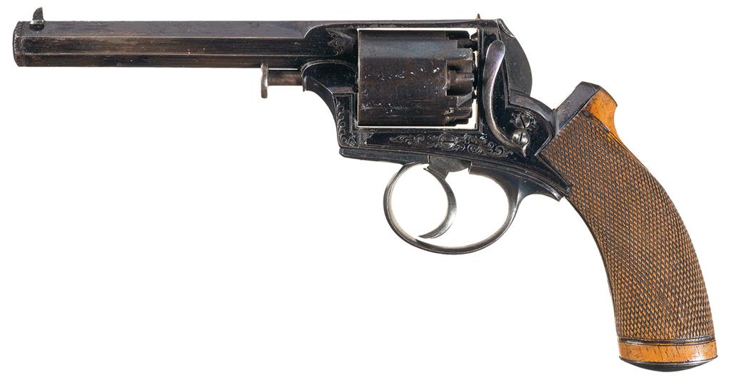 Engraved Adams Patent Double Action Revolver | Rock Island Auction