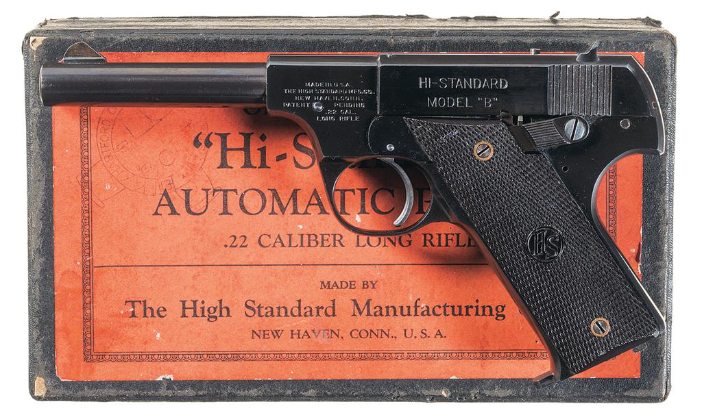 High Standard Manufacturing Corporation B Pistol 22 LR | Rock Island ...