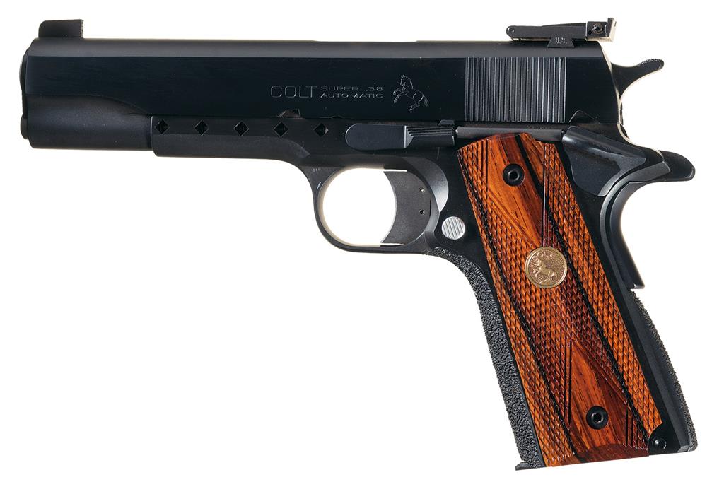 Custom Post-War Colt Super 38 Semi-Automatic Pistol | Rock Island Auction