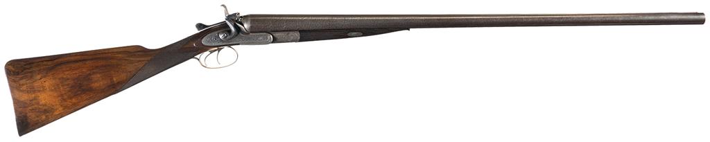 Engraved W&C Scott & Son Double Barrel Hammer Shotgun | Rock Island Auction