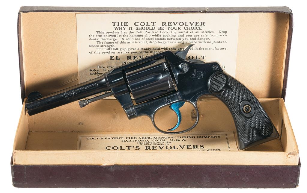 Revolver Colt Police Positive em 38 S&W 