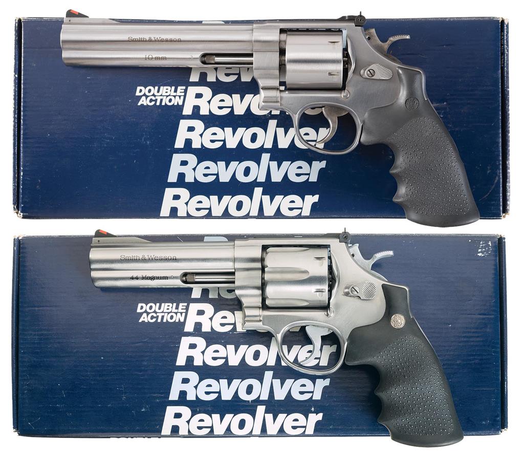 Two Smith & Wesson DA Revolvers w/ Boxes | Rock Island Auction