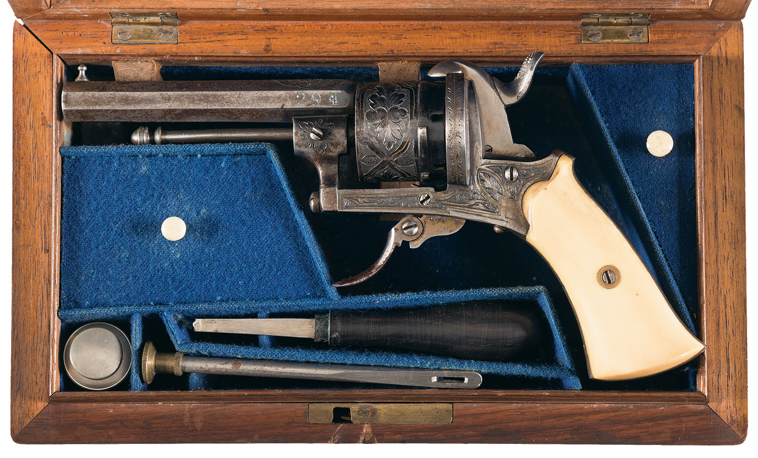 Belgium Pinfire Revolver 7 65 Mm Pinfire Rock Island Auction