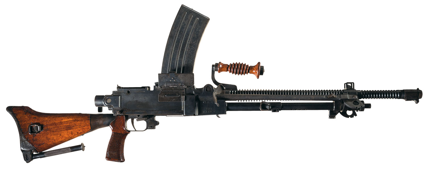Japanese State Military Weapons Type 99 Machine gun 7.7 mm Rock