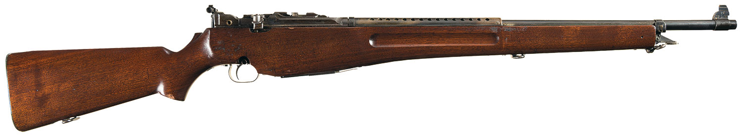 Extremely Rare Unique J.C. White "Experimental" 30-06 Semi-Automatic Rifle with Pedersen Type Toggle Locked Breech Mechanism and DocumentationThis is a fabulous example of "one-of-three" different J. C. White "Experimental" semi-automatic rifles that...