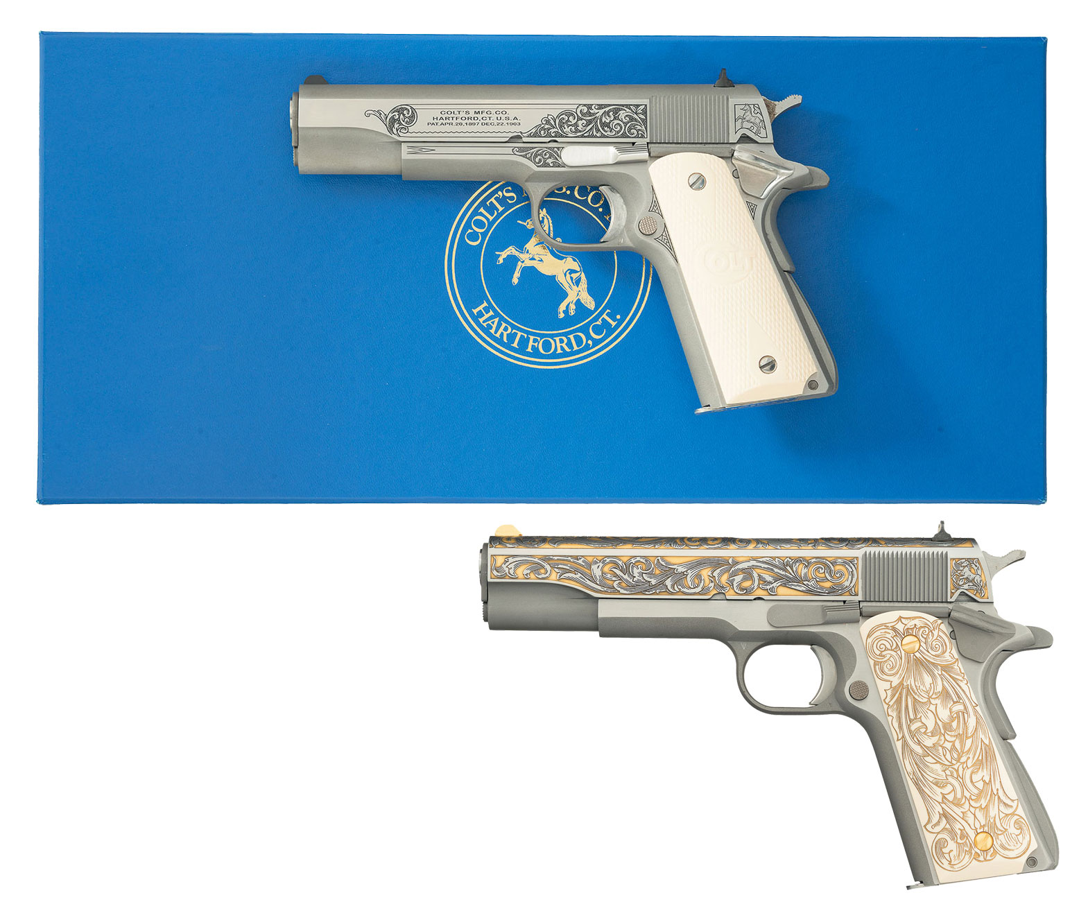 Two Colt TALO Government Model 1911 Semi-Automatic Pistols | Rock