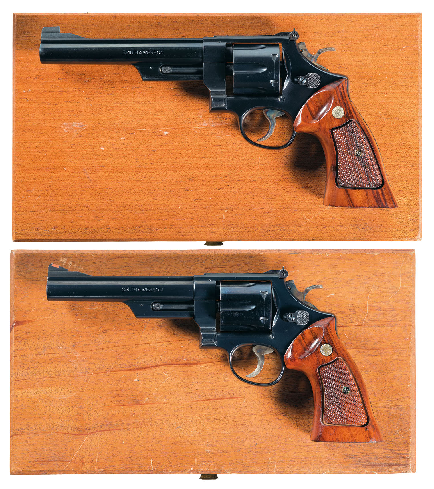 Two Cased Smith & Wesson DA Revolvers | Rock Island Auction