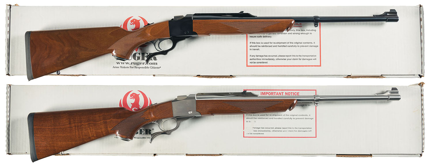 Two Ruger Model No. 1 Lipsey's Exclusive Firearms Single Shot Fa Rock