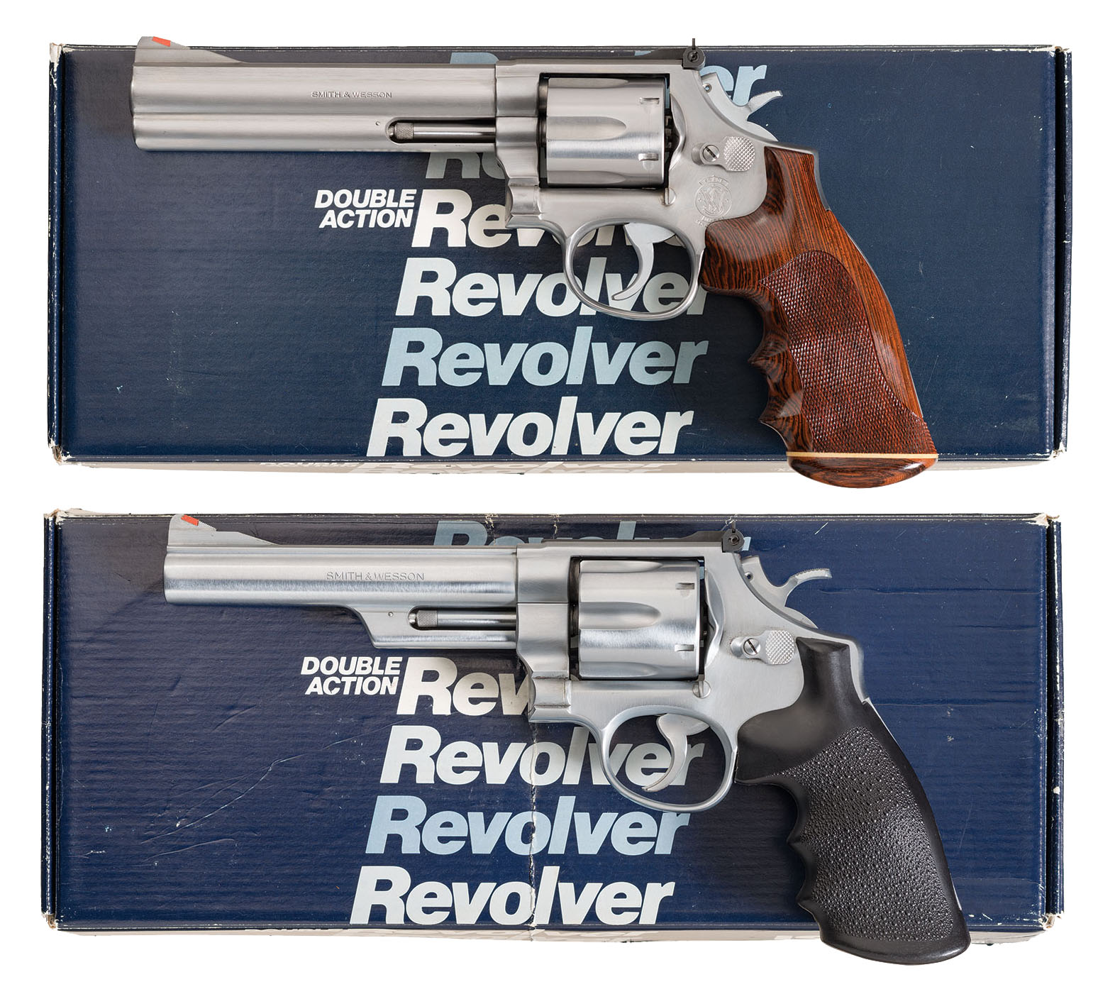 Two Smith & Wesson DA Revolvers w/ Boxes | Rock Island Auction