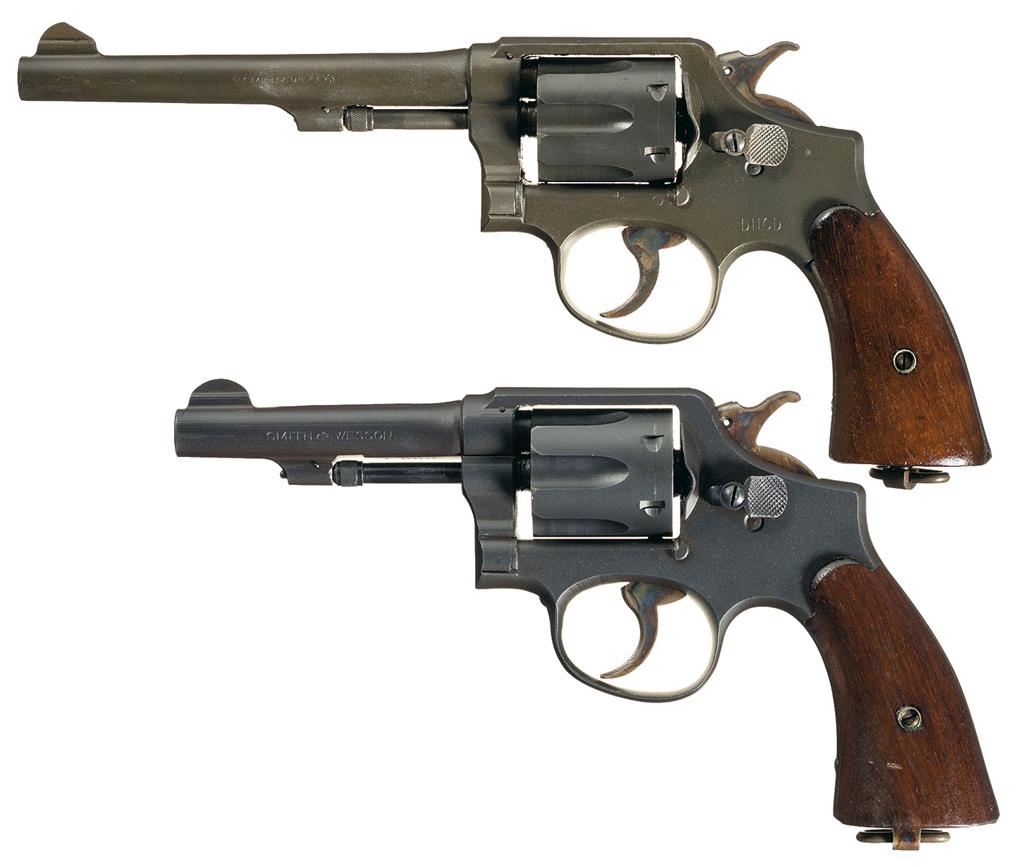Two World War II S&W Victory Model DA Revolvers | Rock
