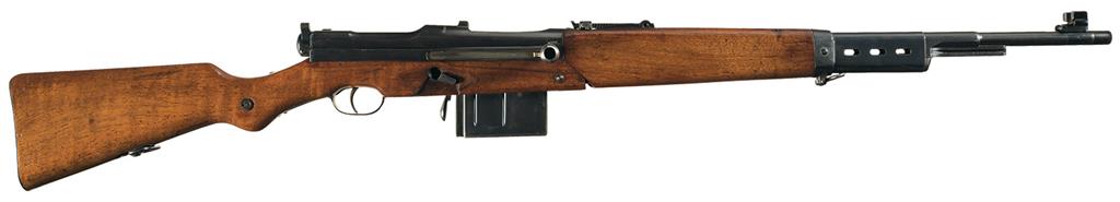 Rare Prototype Czechoslovakian Model S Semi-Automatic Rifle Serial Number 5This is an exceptional example of an extremely rare Czechoslovakian Model S experimental/prototype semi-automatic rifle. It is an all machined rifle with hand fitted parts...