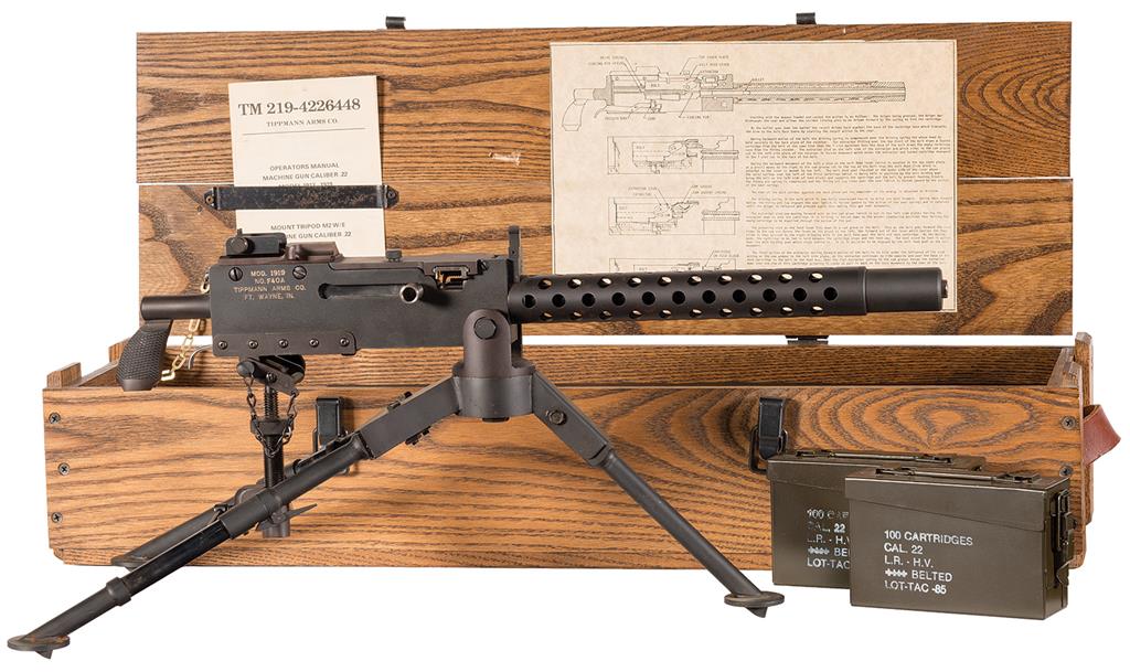 Tippman Arms 1919 Machine gun 22LR. | Rock Island Auction