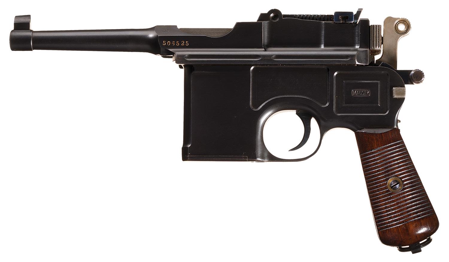Mauser 1896 Pistol 763 Mm Mauser Auto Rock Island Auction 3827