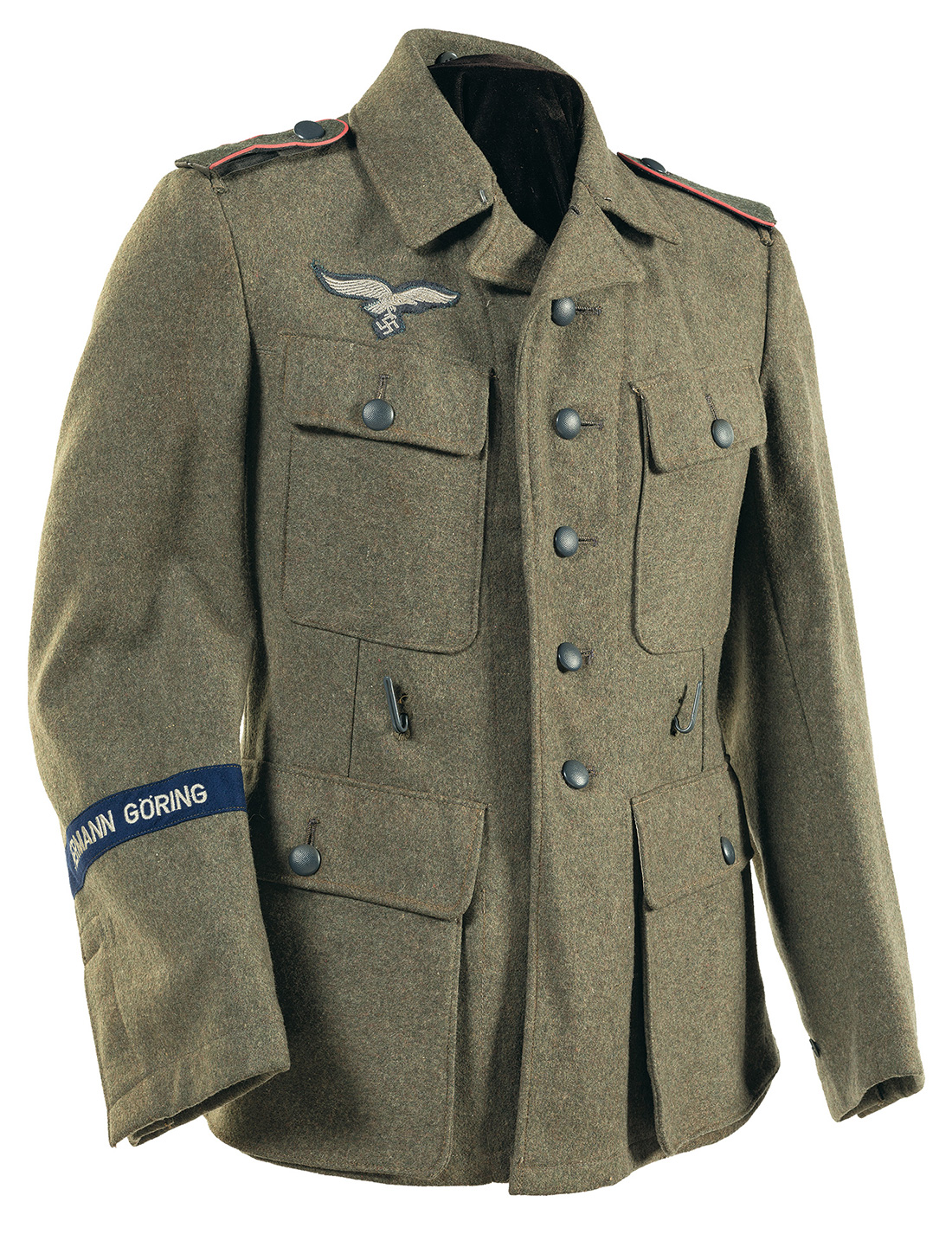Nazi Division Hermann Goering Field Gray Tunic Configured for Ar | Rock ...