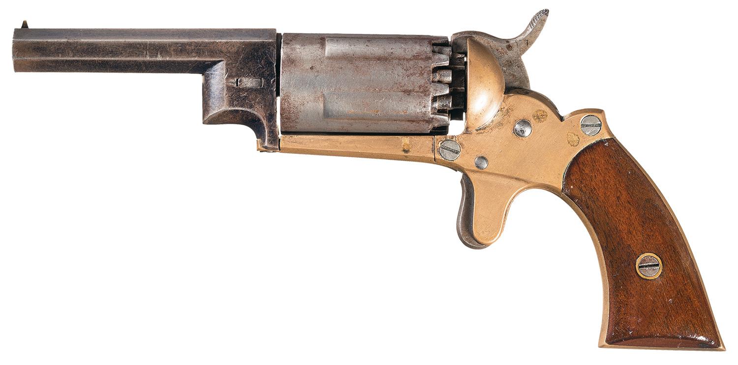 Scarce Walch Fire-Arms Co. Ten Shot Superposed Load Revolver | Rock ...
