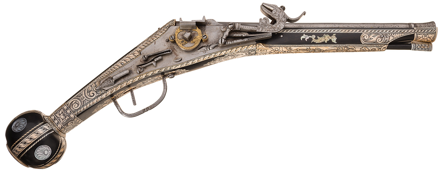 16th Century Nurnberg Style Wheel Lock Pistol Rock Island Auction
