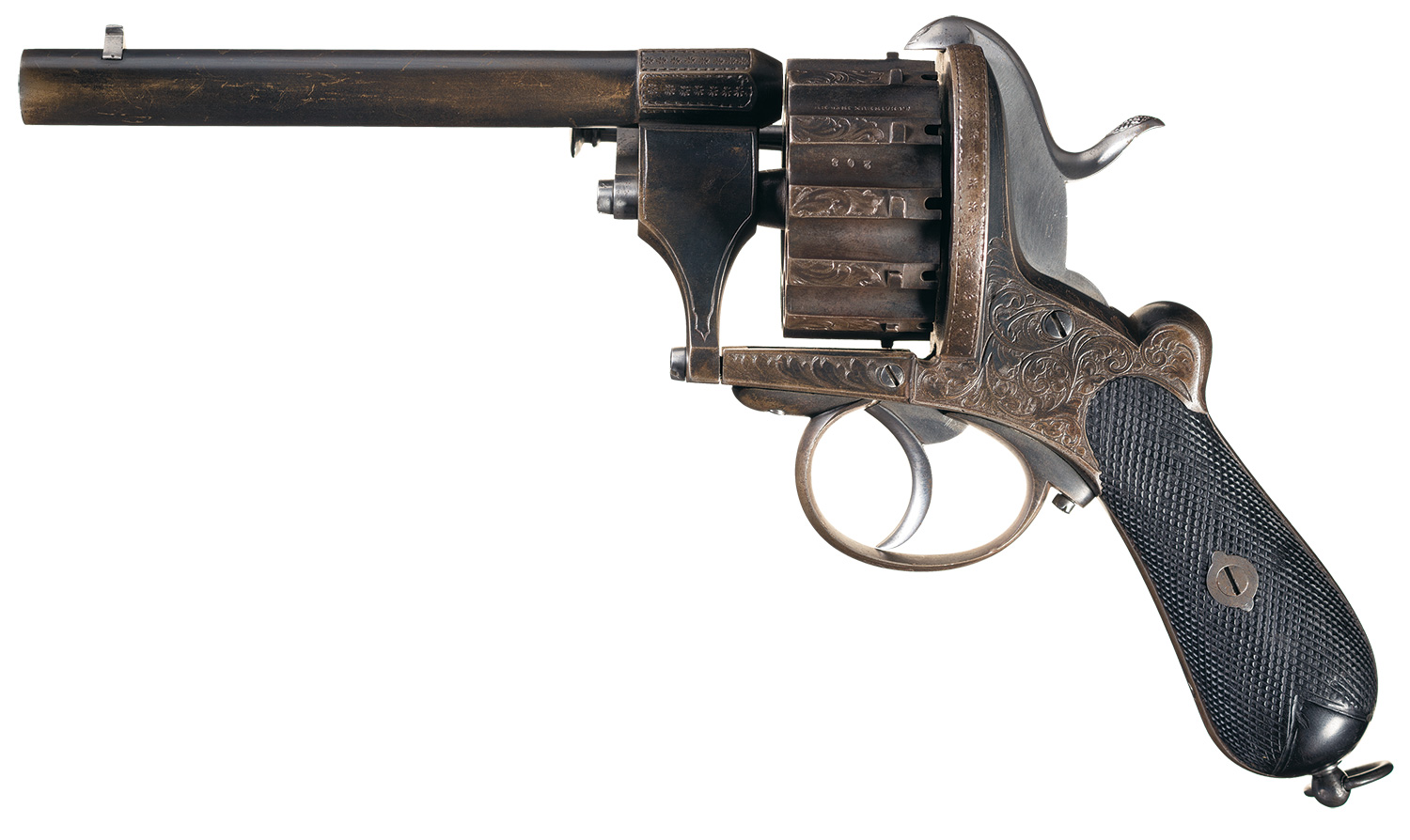 Chaineux Pinfire Revolver Rock Island Auction 0435