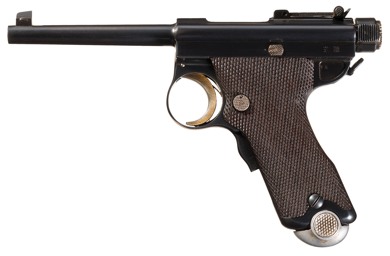 BABY NAMBU モデルガン 付属品付き Marushin Baby Nambu Model Gun (Tokyo Gas Engraving/ Gold Plated)