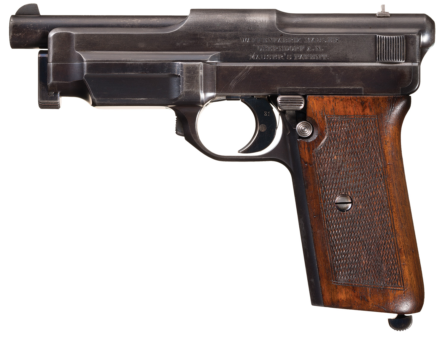 Mauser 1912/14 Pistol 9 mm Luger | Rock Island Auction