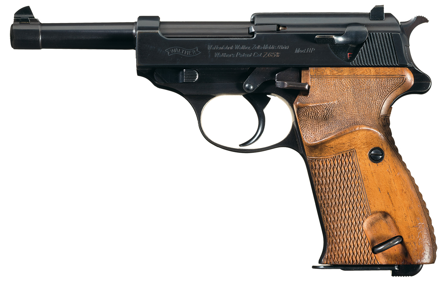 Walther HP Pistol 7.65 mm Luger Auto | Rock Island Auction