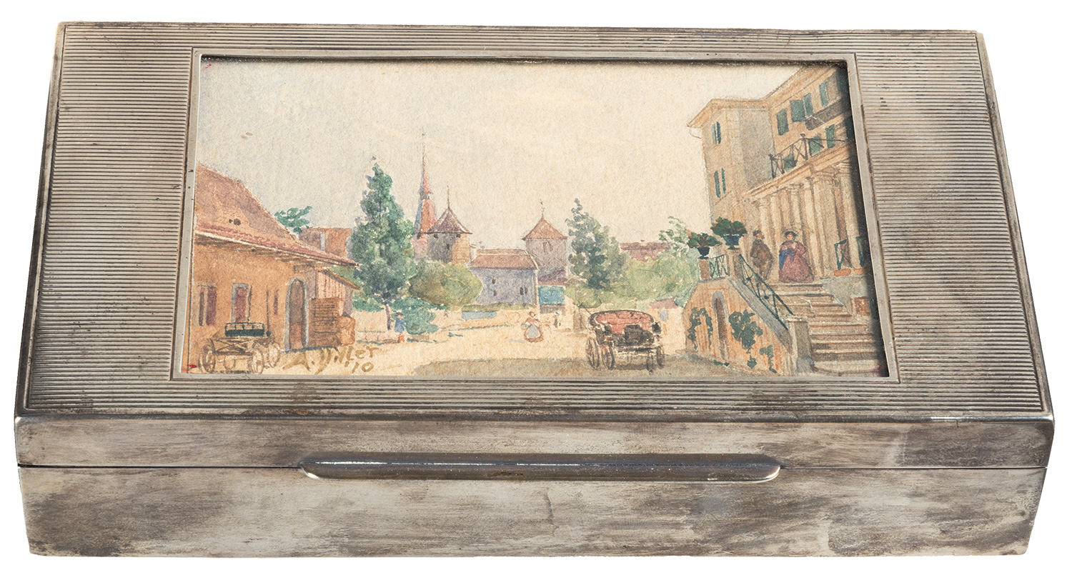 Adolf Hitler Signed Watercolor 1910 Vienna Street Scene in Uniqu | Rock ...