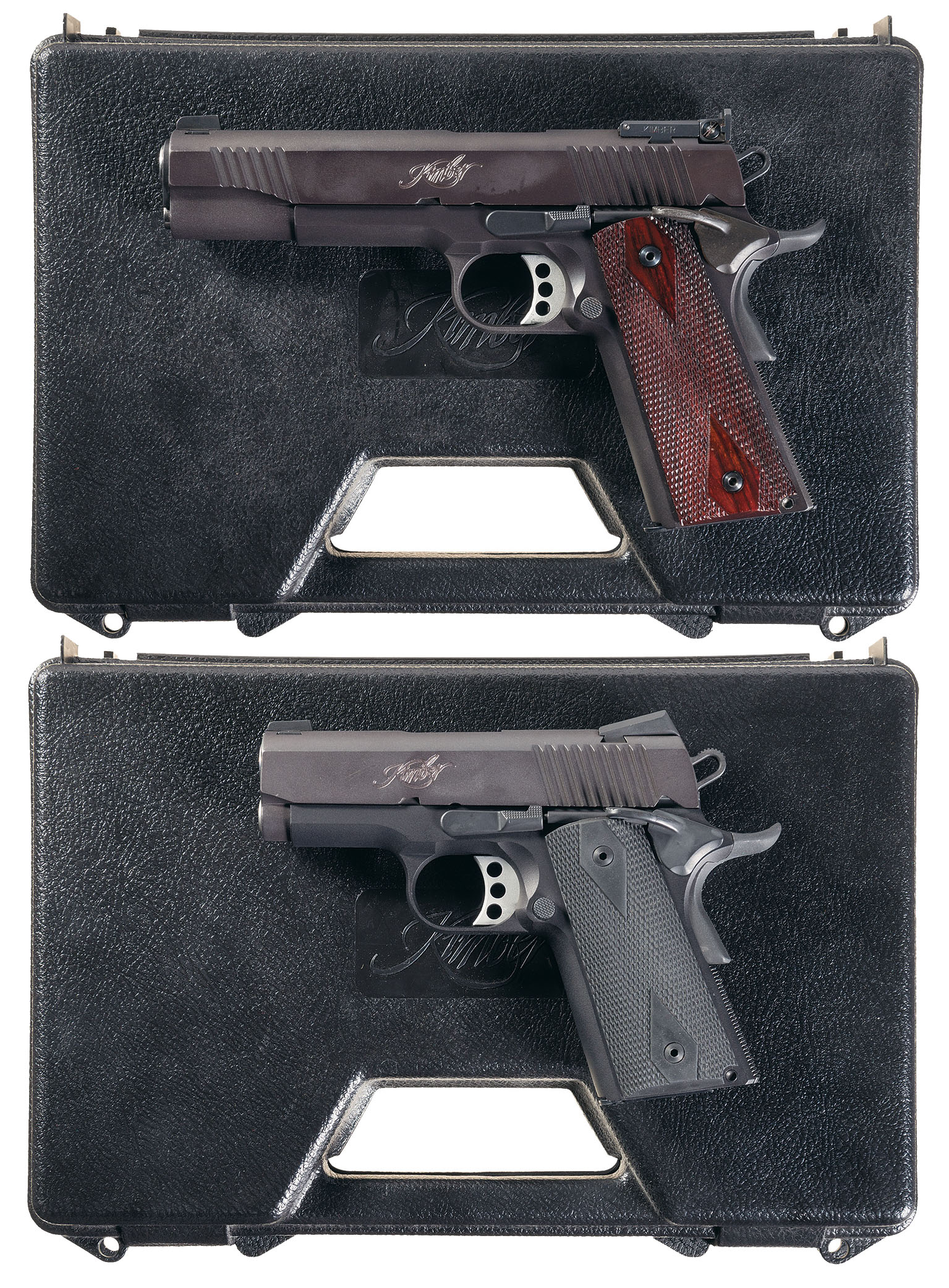 Two Kimber SemiAutomatic Pistols w/ Cases Rock Island Auction