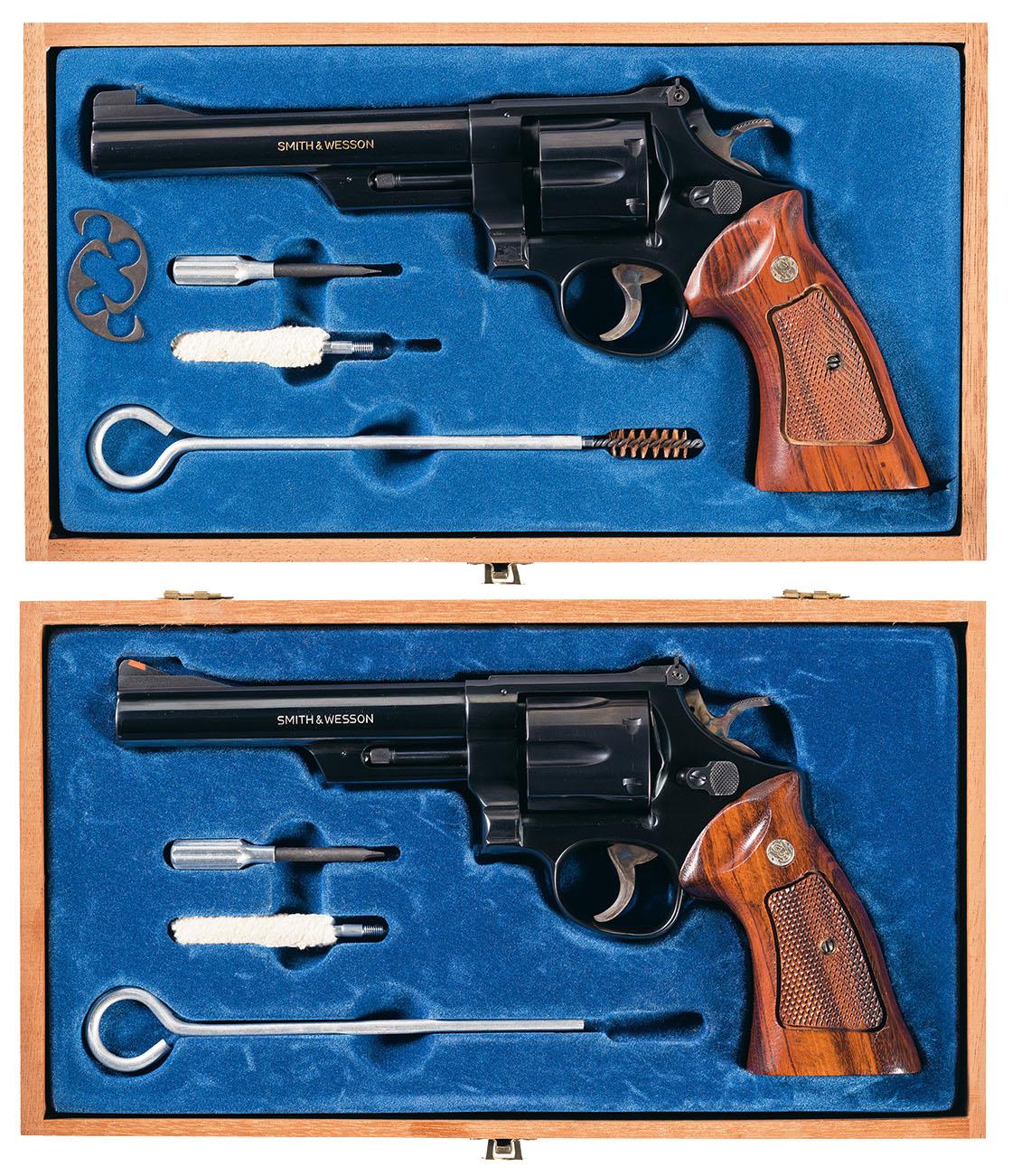 Two Cased Smith & Wesson DA Revolvers | Rock Island Auction