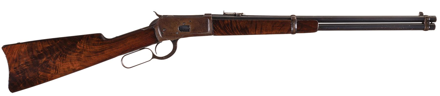 Winchester Model 1892 Lever Action Saddle Ring Carbine.