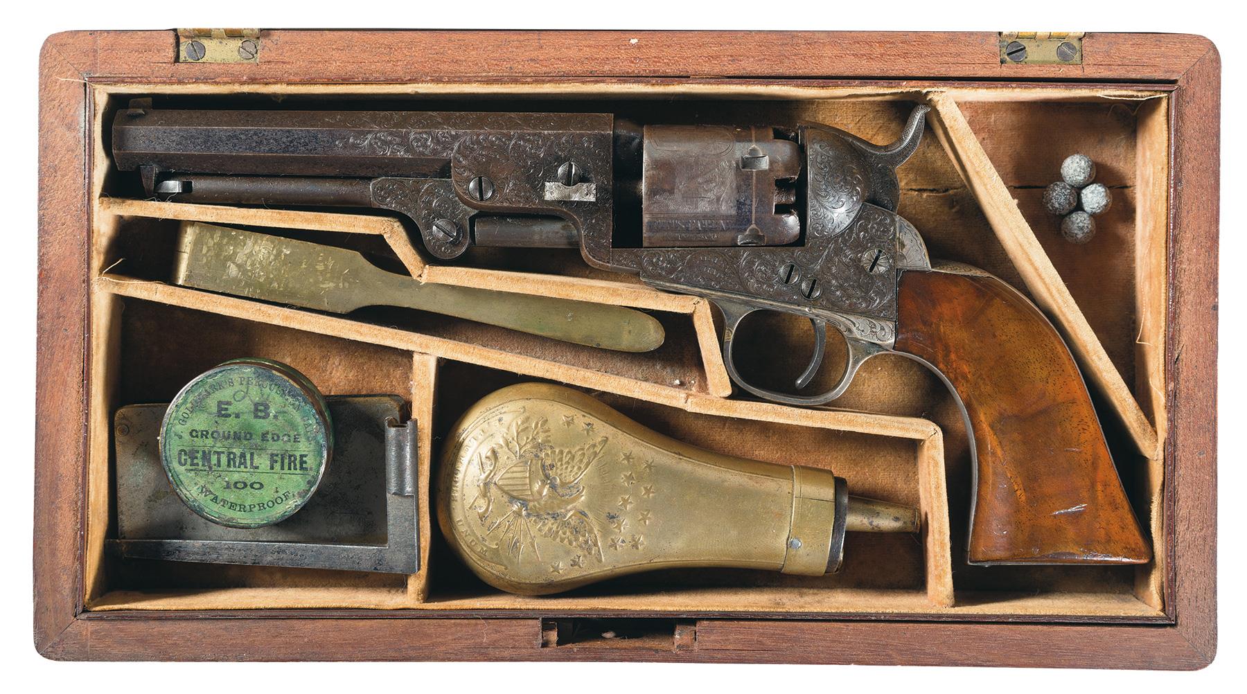 Colt - 1849 Cased and Deluxe Gustave Young Engraved | Rock Island Auction