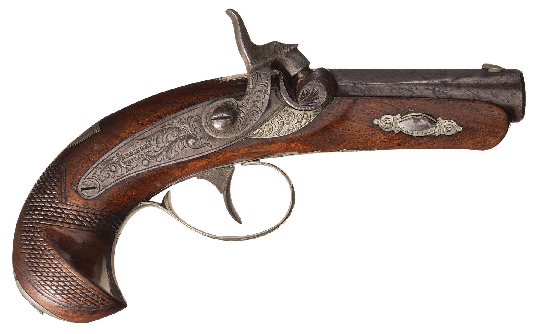 Attractive Silver Banded Henry Deringer Pocket Pistol | Rock Island Auction