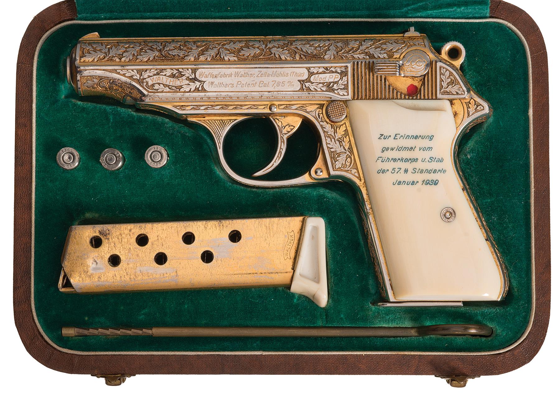 walther ppk ww2 engraved in the white serial numbers