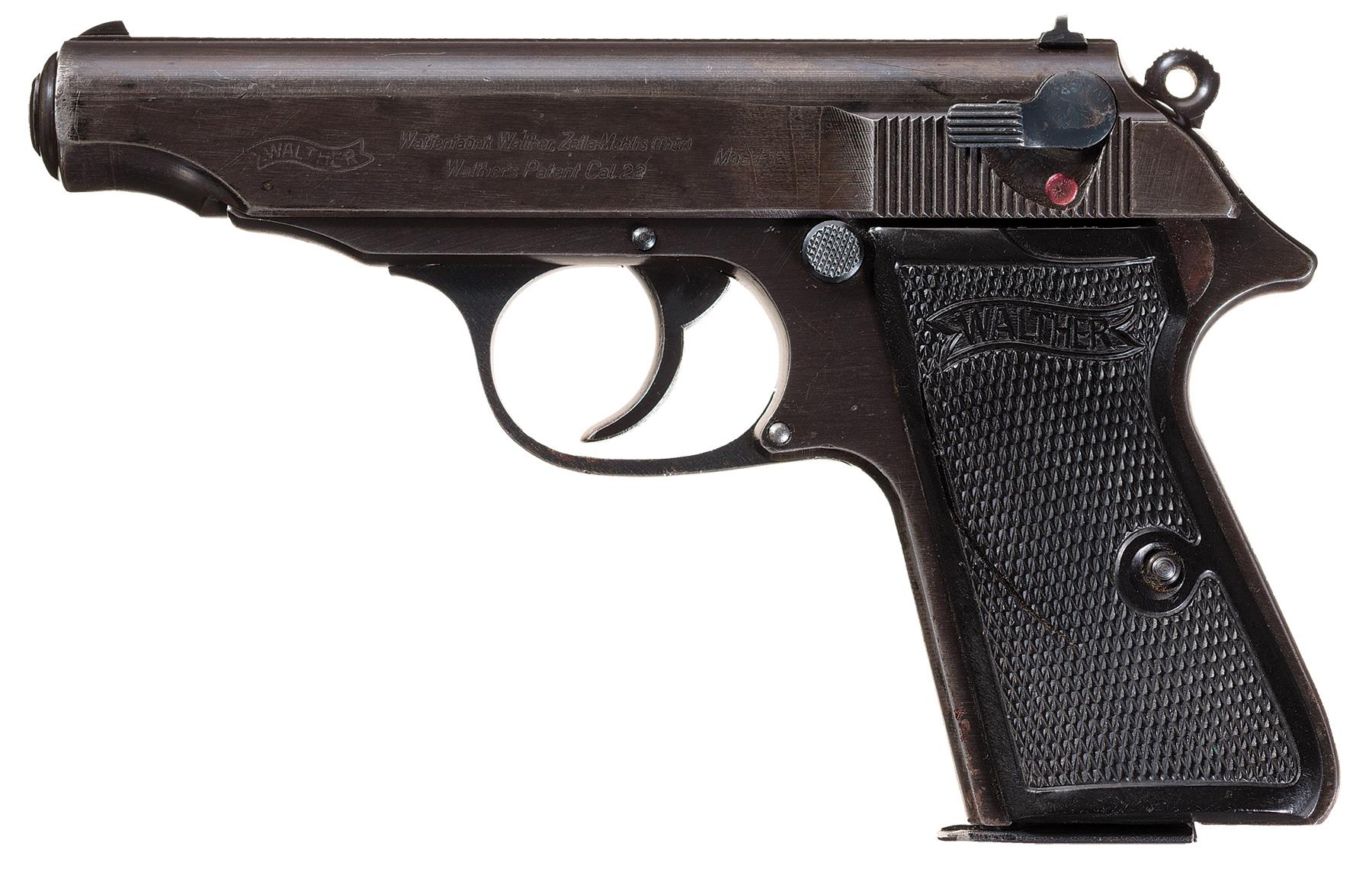 WWII Walther 22 Caliber PP Pistol with Extra Magazines | Rock Island ...