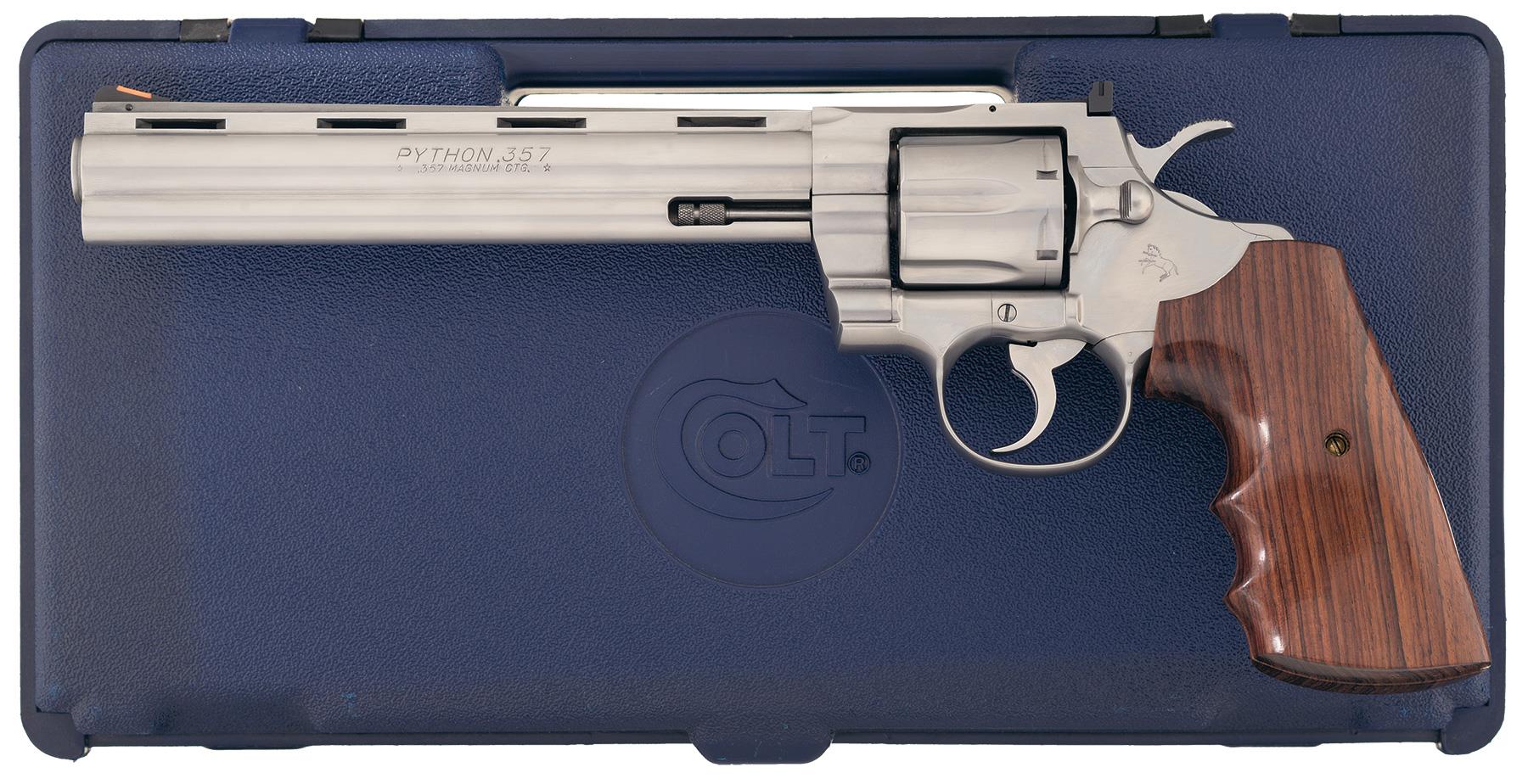 Colt Python Double Action Revolver with Case | Rock Island Auction