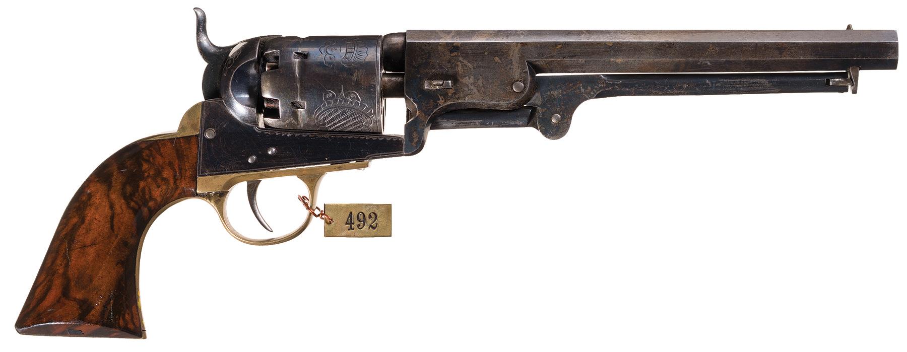 N. Gilon Colt Brevete Model 1851 Navy Percussion Revolver | Rock Island ...