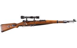 World War II Nazi K98 Mauser Double Claw SS Sniper Rifle